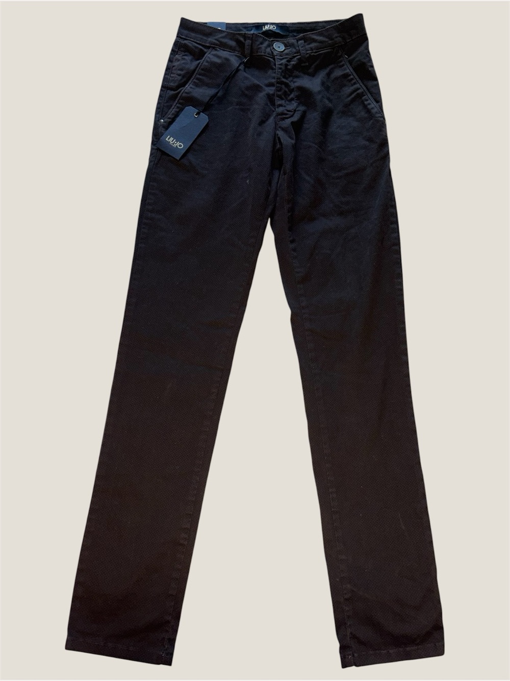 Liu Jo Uomo Brown Patterned Life Style Perfect Fitting Chino Trouser Pants